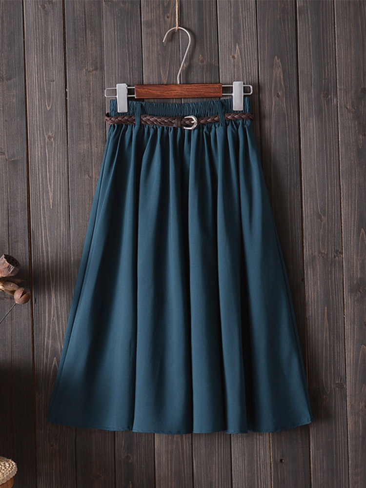 Midi Knielangen Sommer Rock Fr – Korean Street Fashion Female Bewertung und Preis