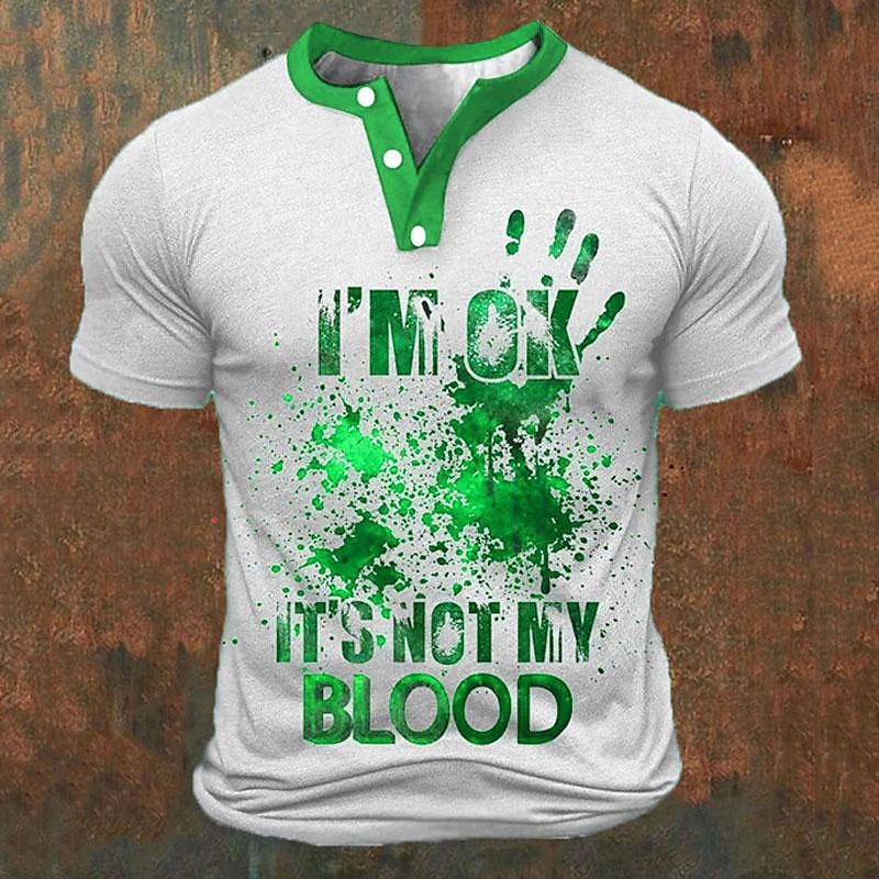 Lustige 3D-Buchstaben-Print He – Street Fashion Clothing Bewertung und Preis