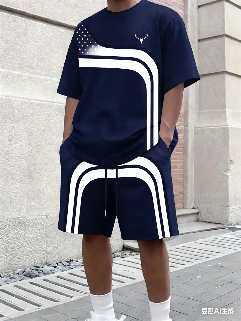 Modisches Sommer-Herren-Set mi – Street Fashion Clothing Bewertung und Preis