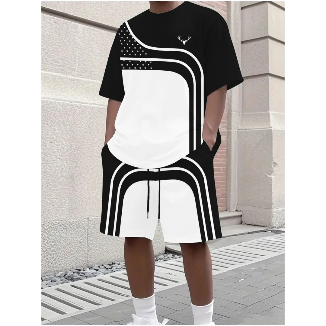 Modisches Sommer-Herren-Set mi – Street Fashion Clothing Bewertung und Preis