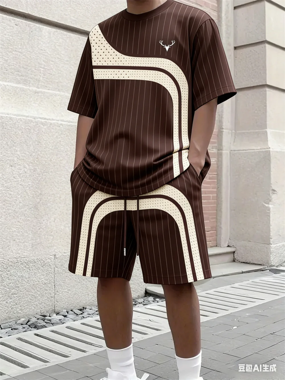 Modisches Sommer-Herren-Set mi – Street Fashion Clothing Bewertung und Preis
