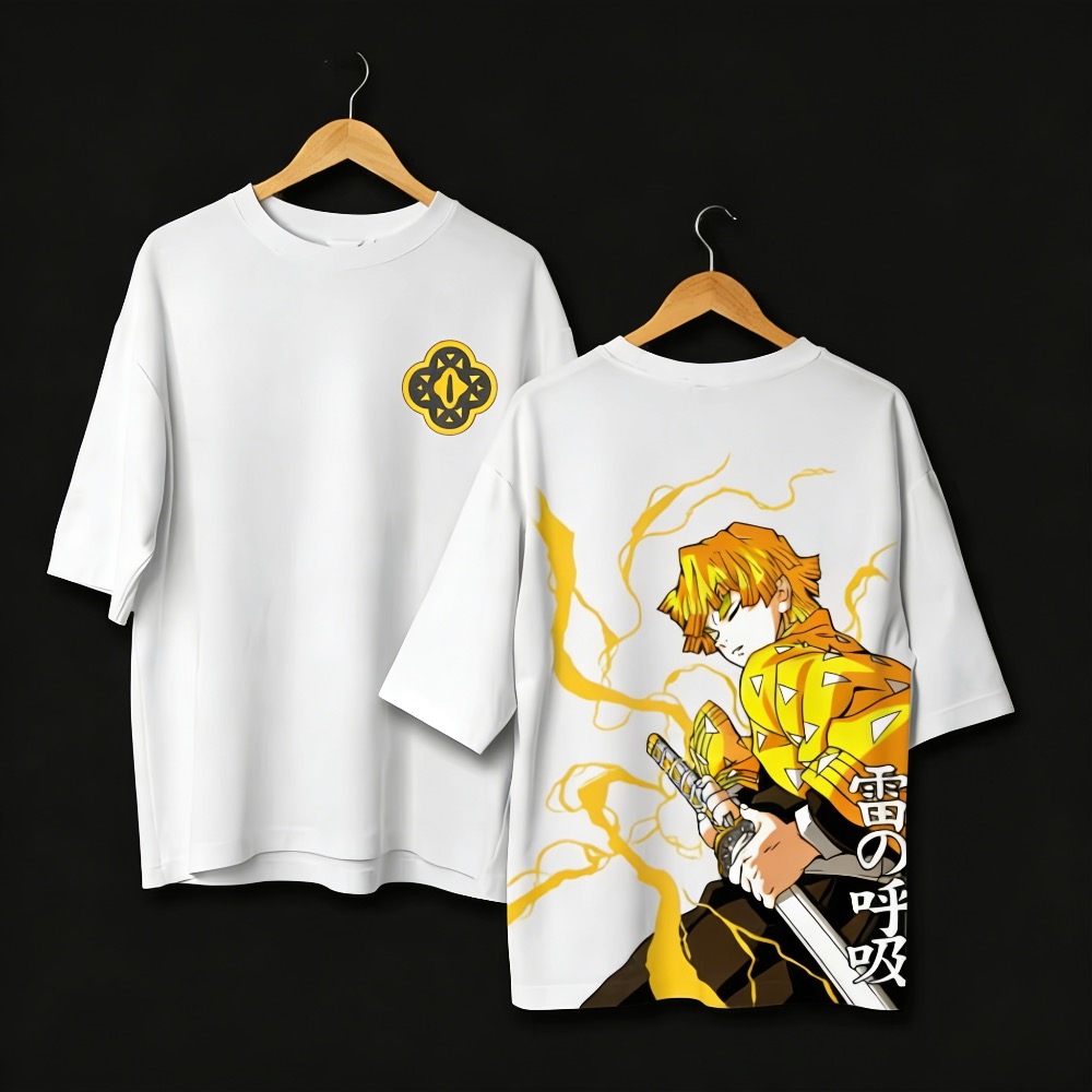 Übergrößes Demon Slayer Anime  – Street Fashion Japan Bewertung und Preis