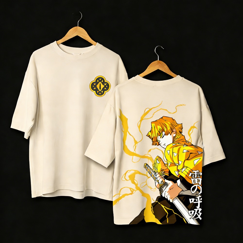 Übergrößes Demon Slayer Anime  – Street Fashion Japan Bewertung und Preis