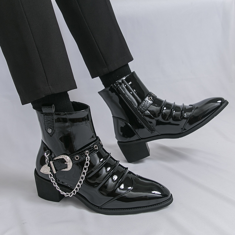 Mode Seite Zipper High Top män – Street Fashion Brand Bewertung und Preis