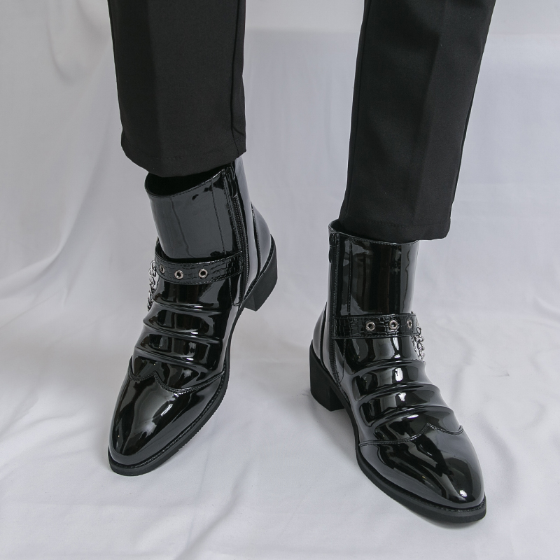 Mode Seite Zipper High Top män – Street Fashion Brand Bewertung und Preis