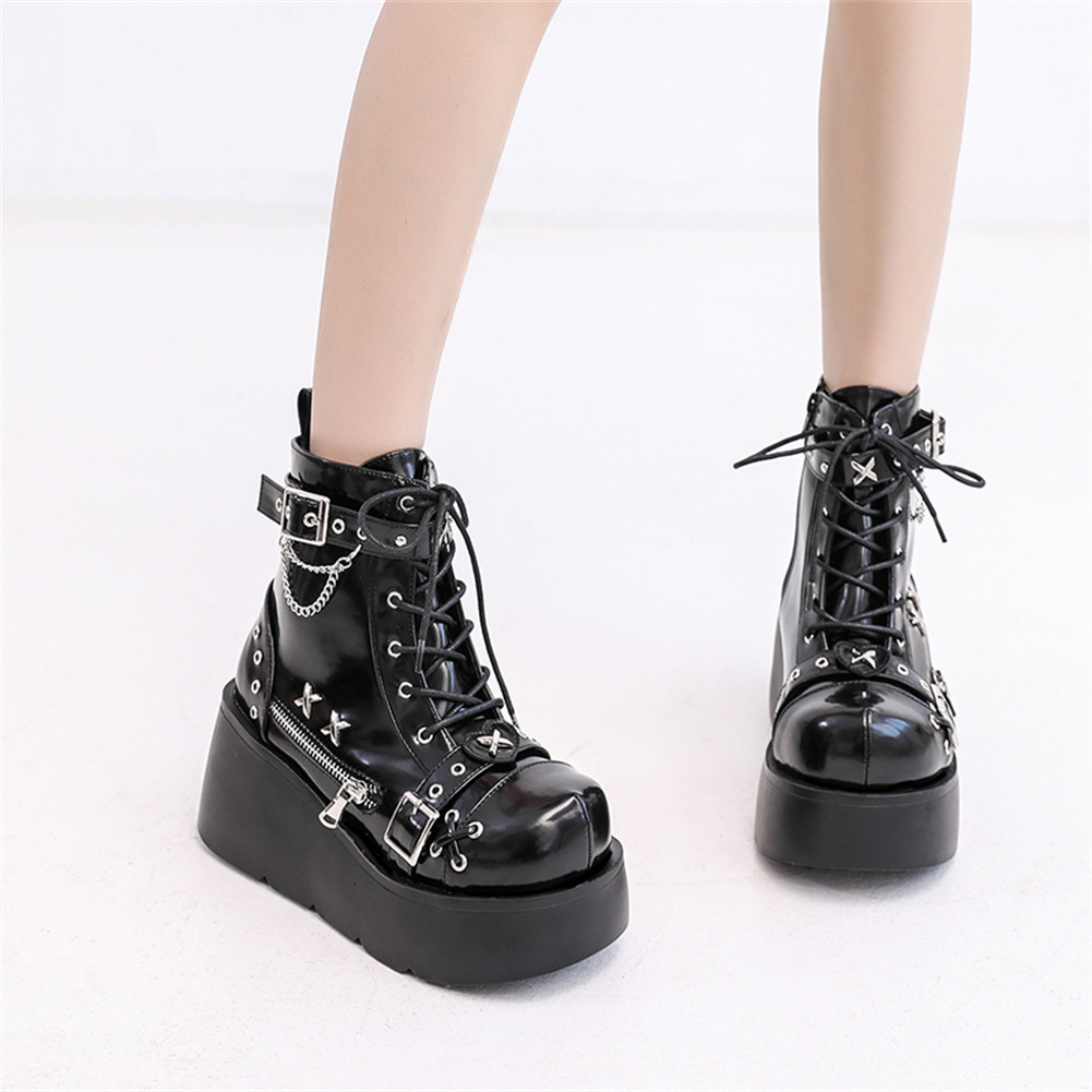 Marke Neue Damen Goth Plattfor – Street Fashion Brand Bewertung und Preis