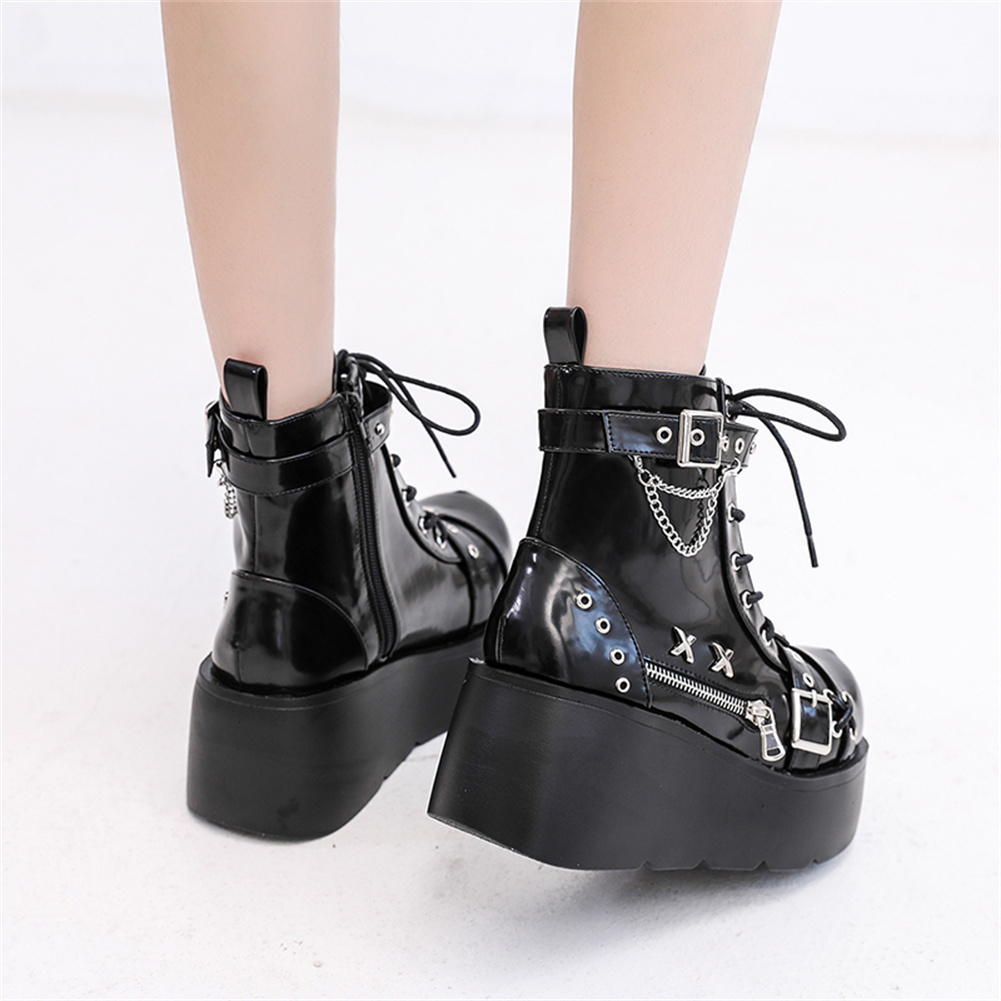Marke Neue Damen Goth Plattfor – Street Fashion Brand Bewertung und Preis