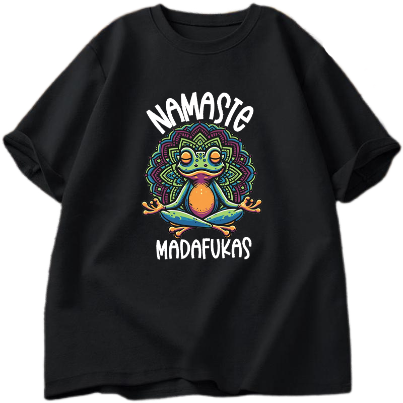 Lustiges Yoga-T-Shirt, Froschm – Street Fashion Theme Bewertung und Preis