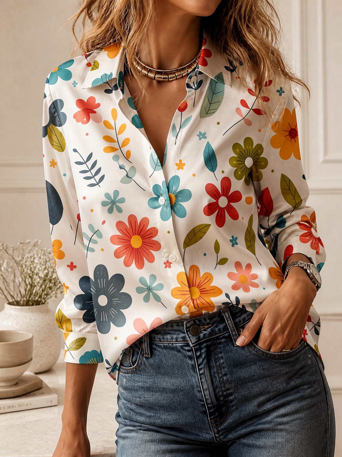 Vielseitiges Alltags-Hemd mit  – Street Fashion Ladies Bewertung und Preis