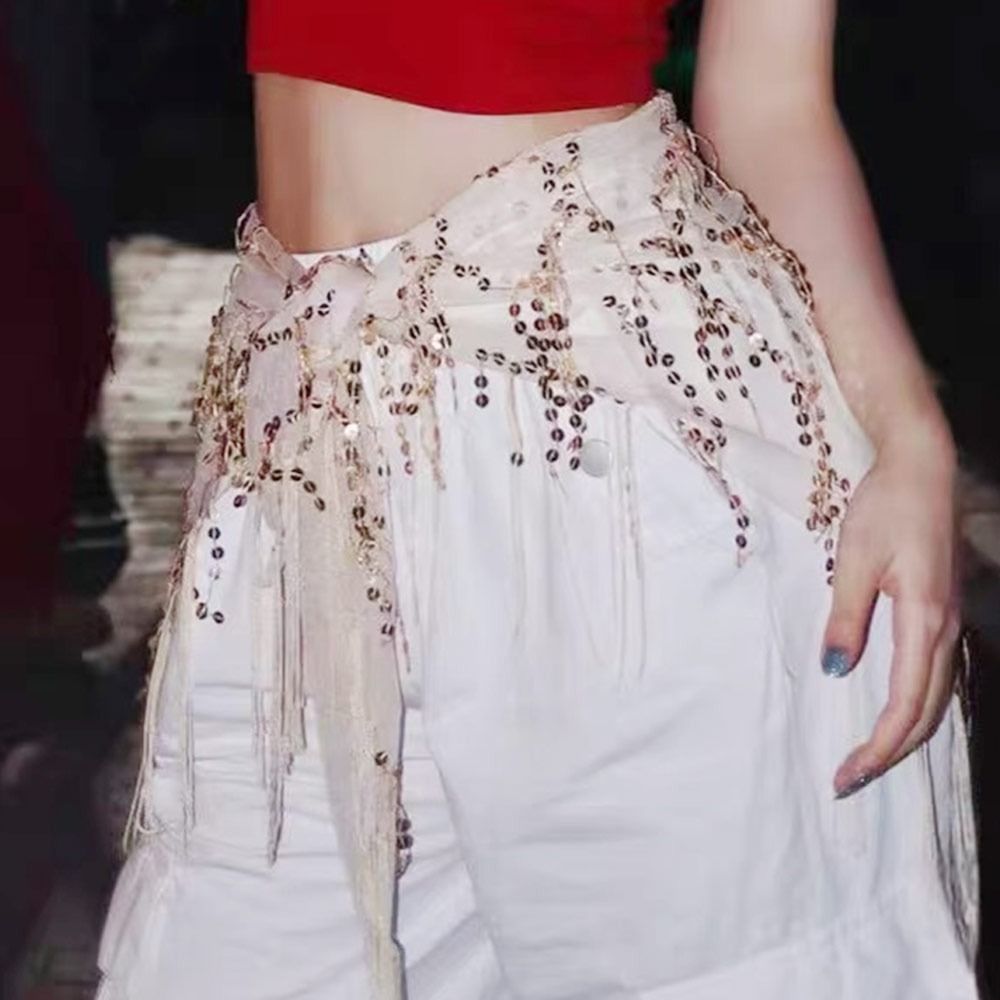 Mode Pailletten Bauchtanz Gürt – Street Fashion India Bewertung und Preis