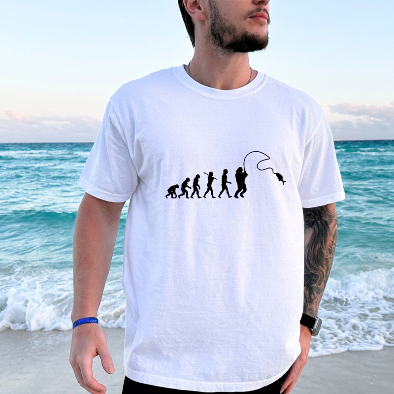 Fishing Evolution Printed T-Sh – Street Fashion Evolution Bewertung und Preis