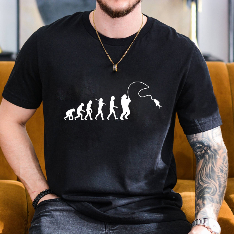 Fishing Evolution Printed T-Sh – Street Fashion Evolution Bewertung und Preis