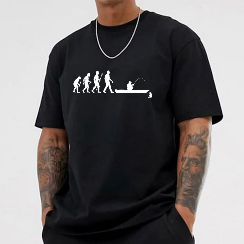 Fishing Evolution Printed T-Sh – Street Fashion Evolution Bewertung und Preis